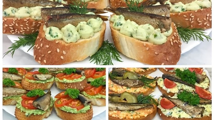 Красивые и вкусные бутерброды