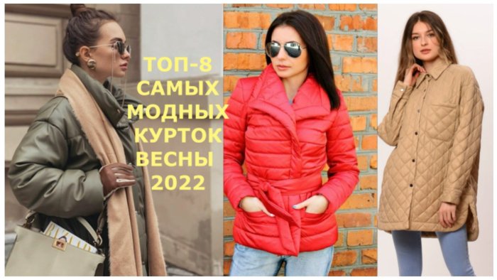 Модные куртки 2025