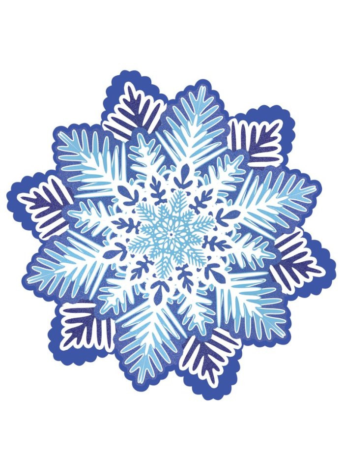 Новогодняя снежинка