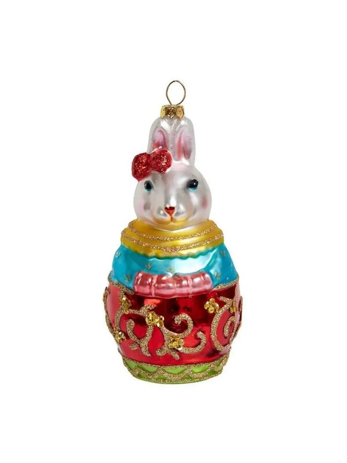 Новогодняя игрушка кролик