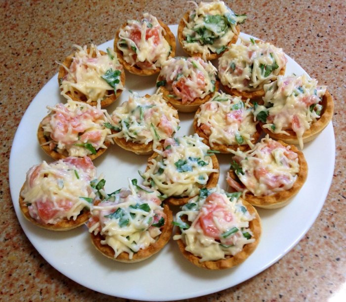 Закуска с сыром на скорую руку