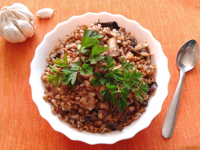 Постная гречка по-царски