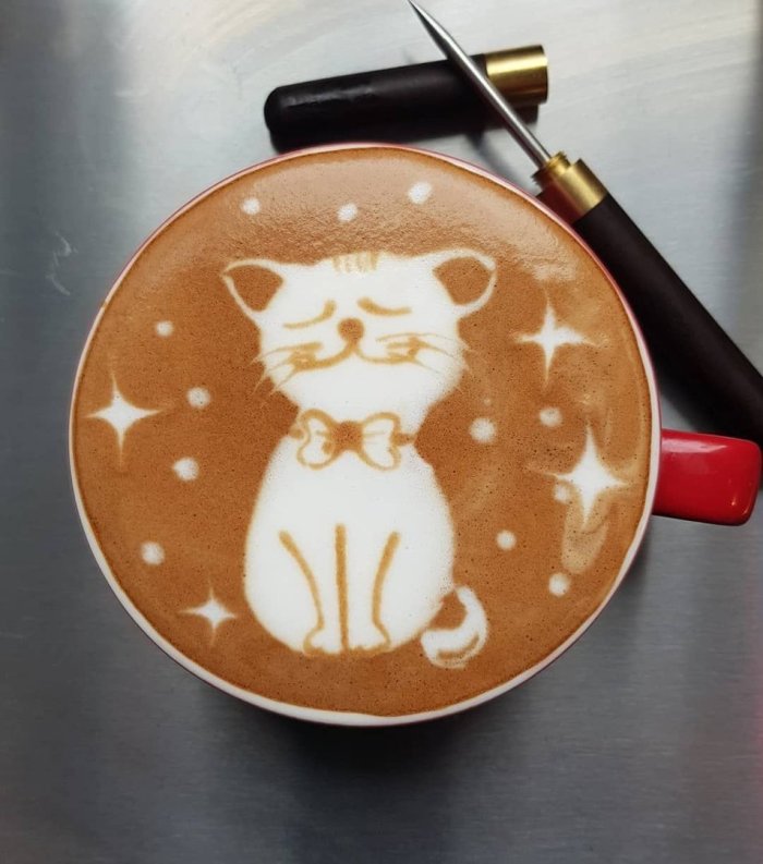 Рисунки на кофе в домашних условиях