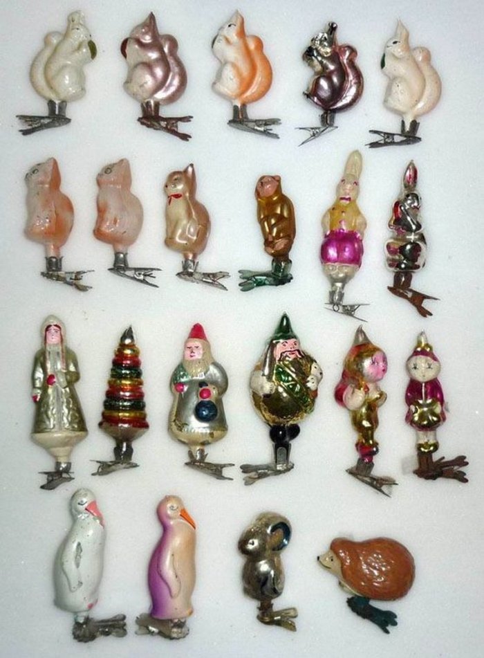 Советские елочные игрушки