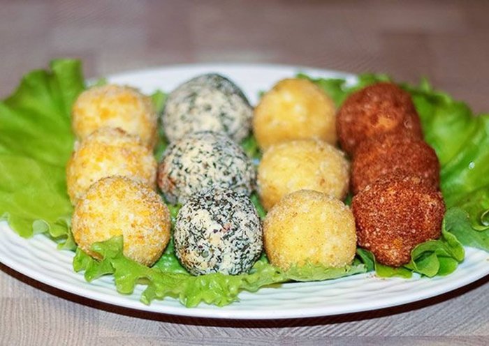 Закуска сырные шарики ассорти