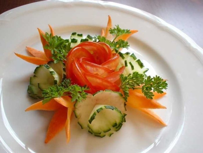 Закуски из овощей