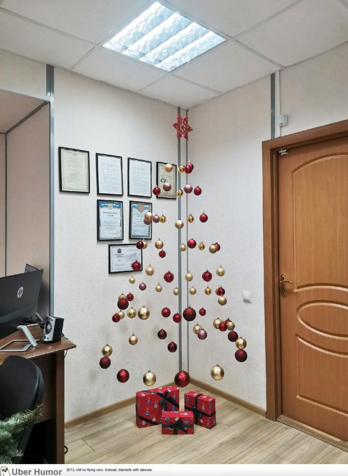 Украшение кабинета на новый год
