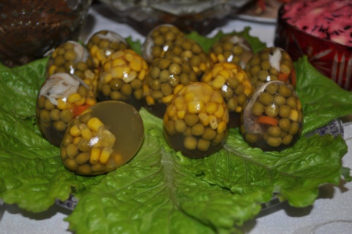 Яйца Фаберже холодная закуска