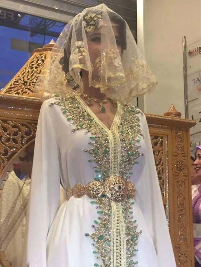 Свадебное арабское платье
